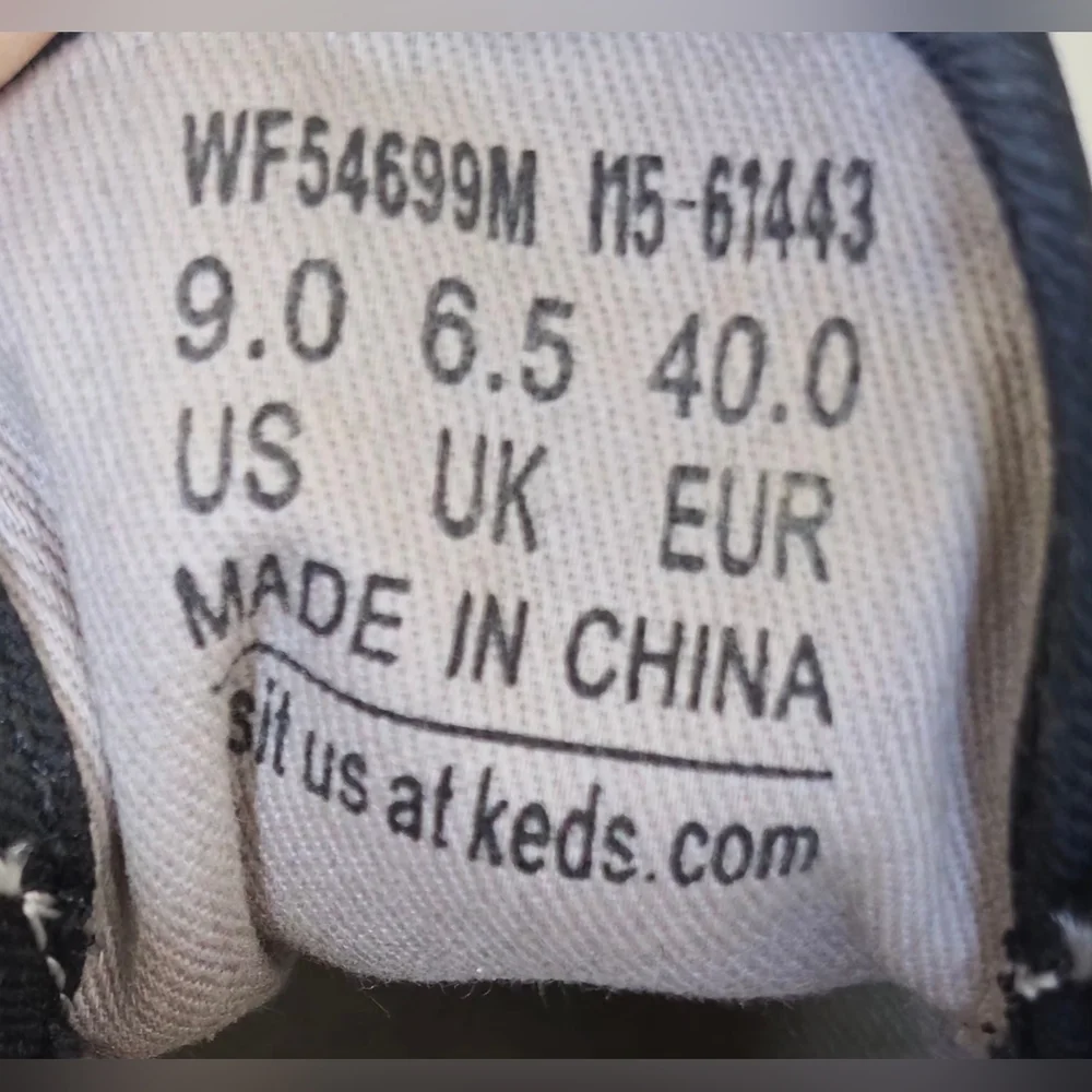 Keds Champion Triple Dot Foxing womens sneakers shoes size 9